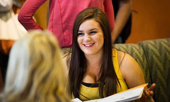 Happy ASU student